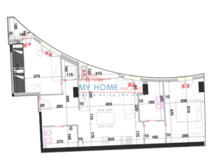 Apartment 2+1 for sale Twister Palace in Don Bosko