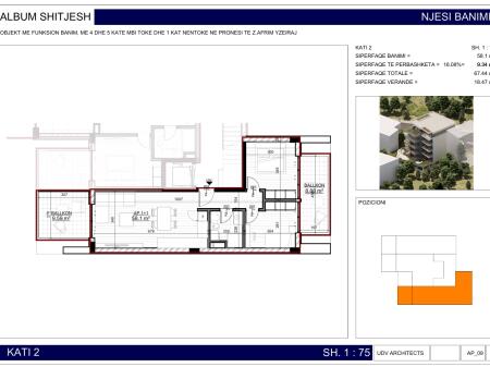 Apartment 1+1 for sale in Sarandë !