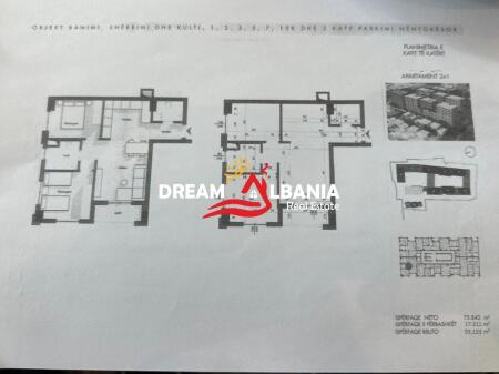 2+1 apartments for sale in one of the most prestigious complexes in the Porcelani area in Tirana (ID EV)