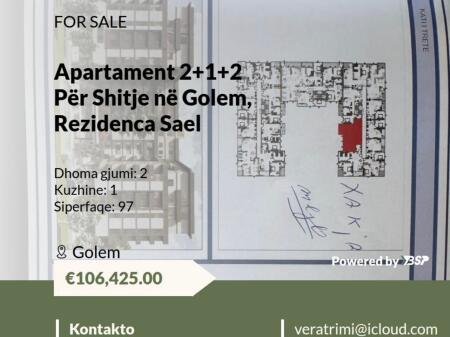 APPARTAMENTO IN VENDITA A GOLEM 2+1+2 RESIDENZA SAEL