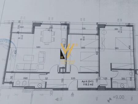 SHITET APARTAMENT 2+1+BLK TE BULEVARDI RI 152.000 EURO