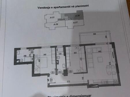 Apartament ne shitje 2+1