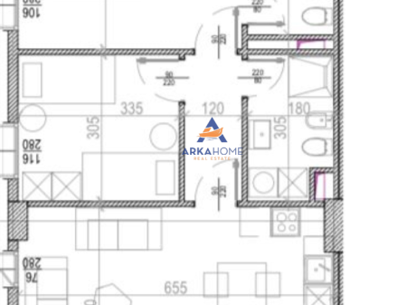 SHITET APARTAMENT 2+1+BALLKON "TIRANA RIVERSIDE , RRUGA E KAVAJES " 176.035 EURO