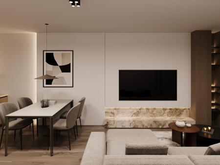 APARTAMENT 1+1 NE SHITJE - REZIDENCA MINE PEZA