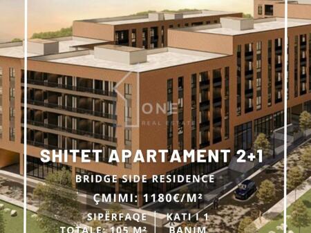 Shitet apartament 2+1