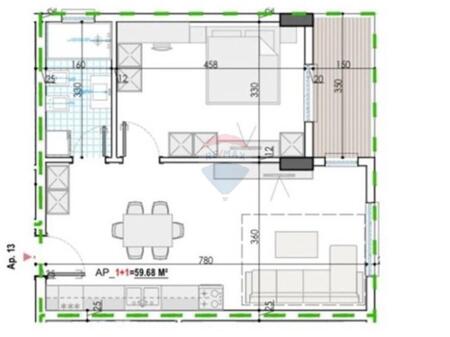 APPARTAMENTO 1+1 IN VENDITA KAMEZ