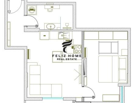 FOR SALE APARTMENT 1+1 DELIJORGJ 176,000 EURO