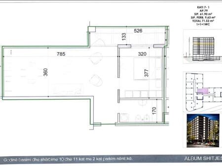 Apartment 1+1 for sale in Don Bosko    