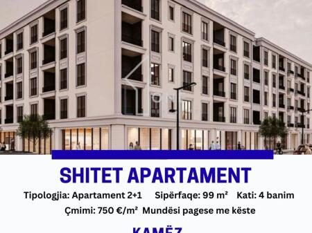 Shitet apartament 2+1