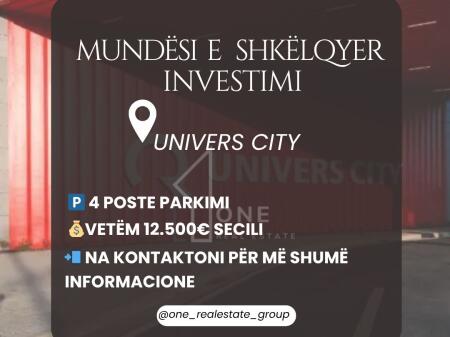 VENDITA 4 POSTI AUTO. UNIVERS CITY.