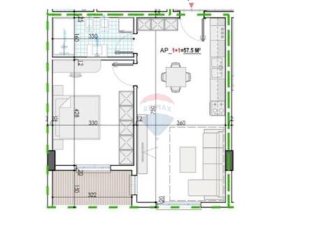 APPARTAMENTO 1+1 IN VENDITA KAMEZ
