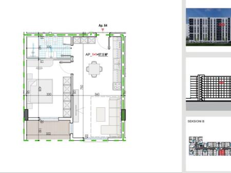 APARTAMENT 1+1 NE SHITJE NE KAMEZ