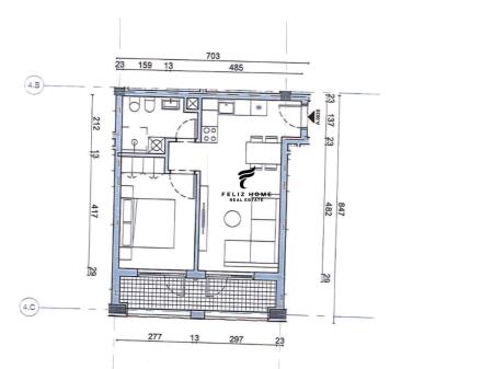 VENDESI APPARTAMENTO 1+1 FRESK 92.000 EURO