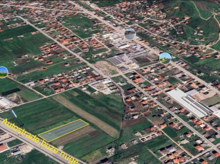 Land for sale for warehouse, along the secondary road of the Kavaje-Rrogozhine highway (near AutoDupi, near Auto “Dupi” Blerimaj