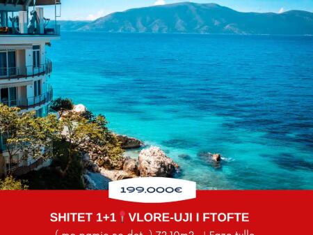 Shitet Apartament 1+1 – Uji i Ftohtë, Vlorë