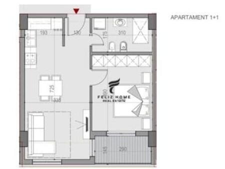 VENDESI APPARTAMENTO 1+1 UNIVERS CITY 78.000 EURO