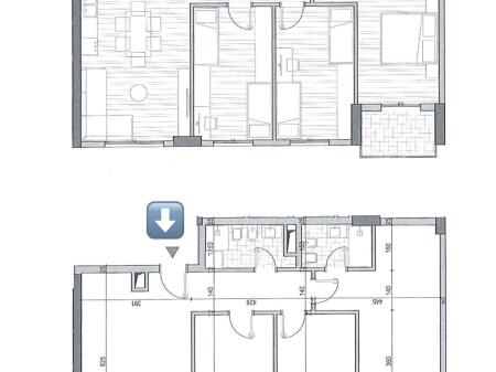 Appartamento 3+1+2 +Balcone in vendita presso Via 5 Maggio – Tirana (ID 4131465)