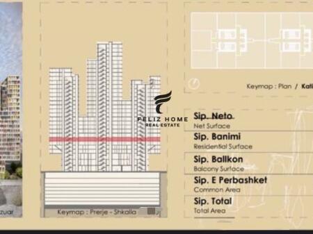 SHITET APARTAMENT 2+1 ZOGU ZI 245.000 EURO