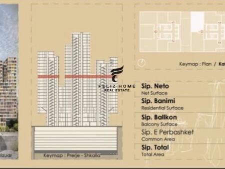 SHITET APARTAMENT 2+1+2 ZOGU ZI 295.000 EURO