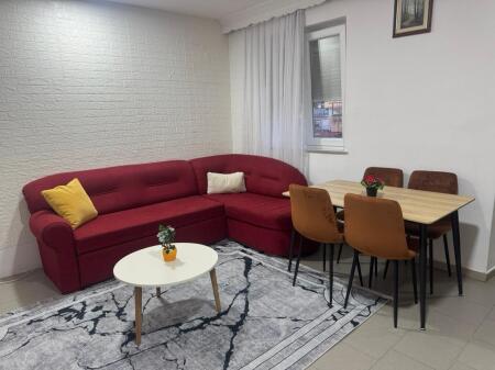A few minutes from Kuqe School, Dervish Hekali Street, a furnished 1+1 apartment for rent. 50,000 Leke