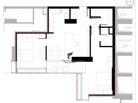 SHITET APARTAMENT 2+1 ZOGU ZI 253.000 EURO