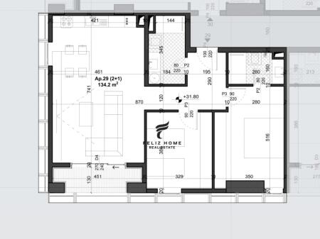 SHITET APARTAMENT 2+1 ZOGU ZI 295.000 EURO