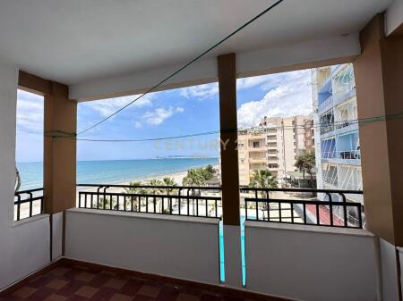 FOR RENT 2+1 APARTMENT ON THE FIRST LINE WITH THE SEA, KAVAJA ROCK!