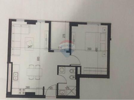 Apartament per shitje 1+1 tek Univers City