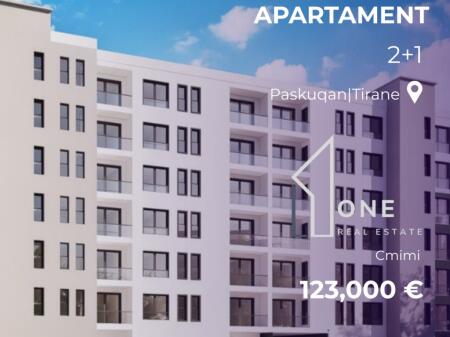 Shitet apartament 2+1 Paskuqan