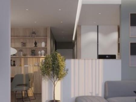 2+1 for rent newly furnished at the dry lake for 700€