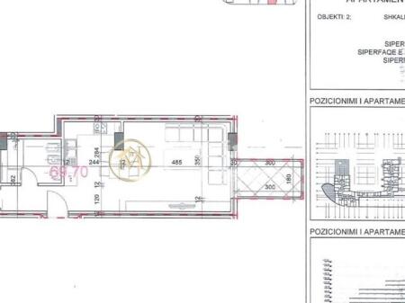 Shitet, Apartament 1+1, Kodra E Diellit 2 , 135.000 Euro.