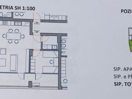 Shitet Apartament 2+1+2 Rruga Dine Hoxha, Rezidenca Bermon