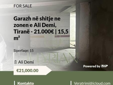 VENDITA GARAGE A ALI DEMI TIRANA