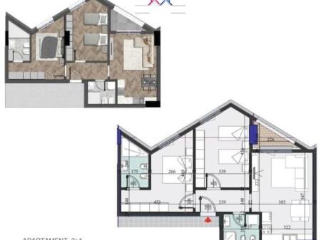 Apartament ne shitje 2+1+2 tek Rruga Dritan Hoxha (ID B120722) Tirane