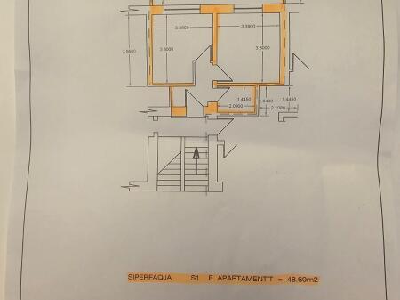 SHITET APARTAMENT 1+1 BUZE RRUGES KAVAJES
