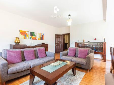 For Rent: GOLDEN Apartment 💫 2+1+2Wc & 2 Balconies📍(In the HEART of Bllok - Credins Bank /Pjetër Bogdani St.) Area 140 m² Floor 5 (Luxury Building) 1300€🌆
