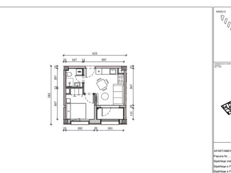 Super apartment 1+1 for sale - Kadiu Complex