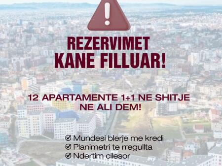 12 Apartments 1+1 for sale in Ali Dem, with credit