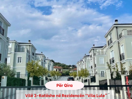 3-storey villa for rent in the “Vila Lule” Residence, Mjull-Bathore (near TEG)