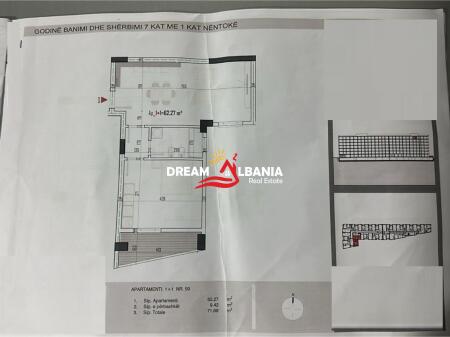 Apartamente 1+1 ne shitje ne fazen perfundimtare te ndertimit ne Paskuqan(ID 4111133)