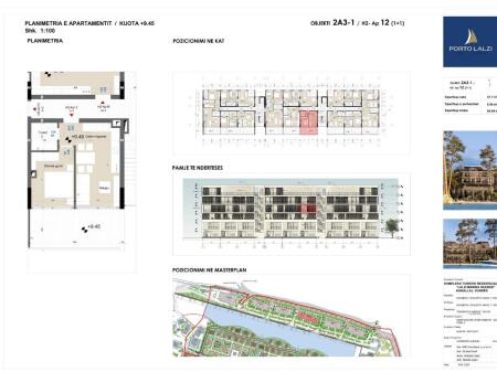 Shitet Apartament 1+1 "Porto lalzi"