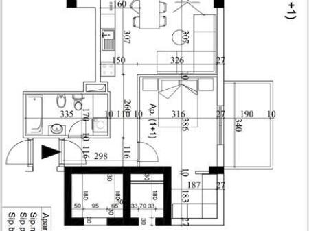 Shitet apartament 1+1 tek Colombo 2 , oxhaku