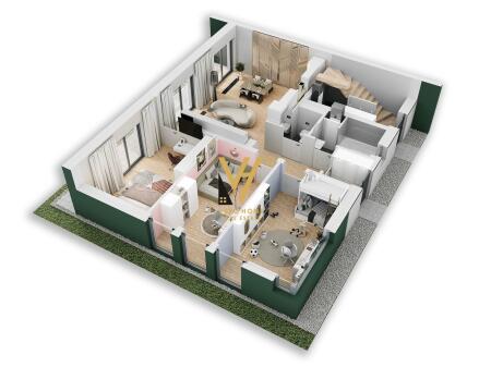 JEPET APARTAMENT 2+1+BLK ME QERA RRUGA E BOGDANEVE 1.000 EURO
