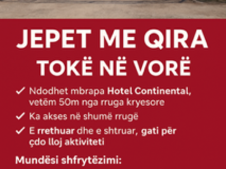 Terreno in affitto a Vorë
