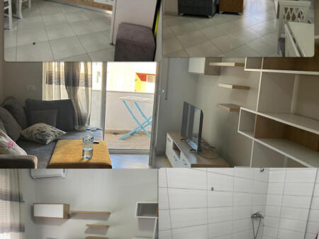 Jepet me qera super apartament 1+1 + ballkon pallat i ri tek Materniteti Ri!