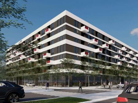 Shitet Apartament 1+1 - Kamez, Perballe Everestit - 700€/m2