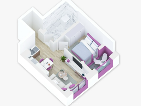 Shitet apartament 1+1 Mangalem21
