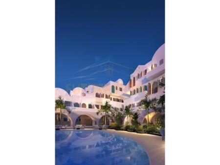 Shitet apartament 2+1+2+post parkimi Rezidenca Santorini 2 Dhermi