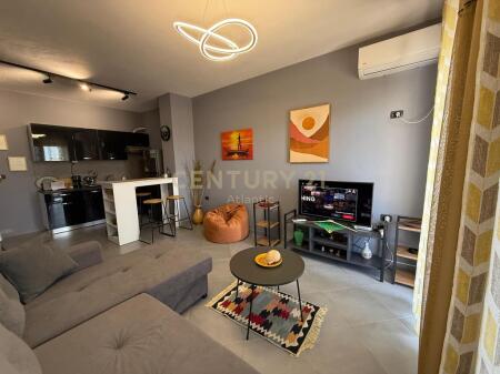 Apartament 1+1 me Qira në Plazh Hekurudha, Durrës – 550€/muaj | 52 m² | Pamje Ballore nga Deti