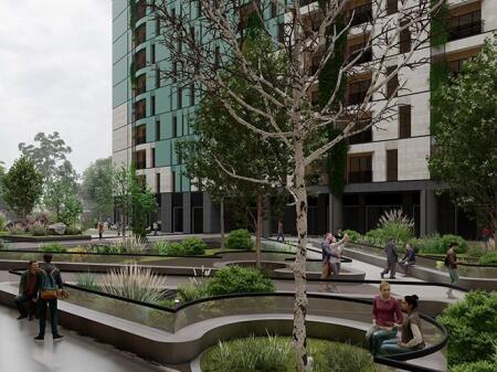 Shitet Apartament 1+1 tek Riverside Residence përball Delijorgjit.